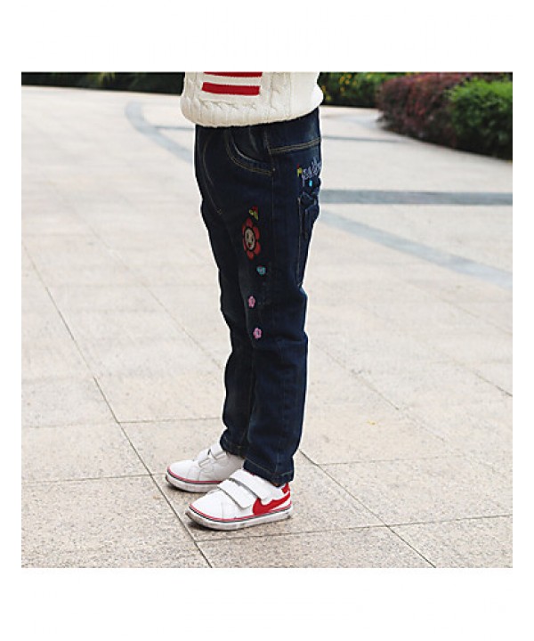 Girl Going out / Casual/Daily / School Patchwork Jeans-Denim All Seasons  