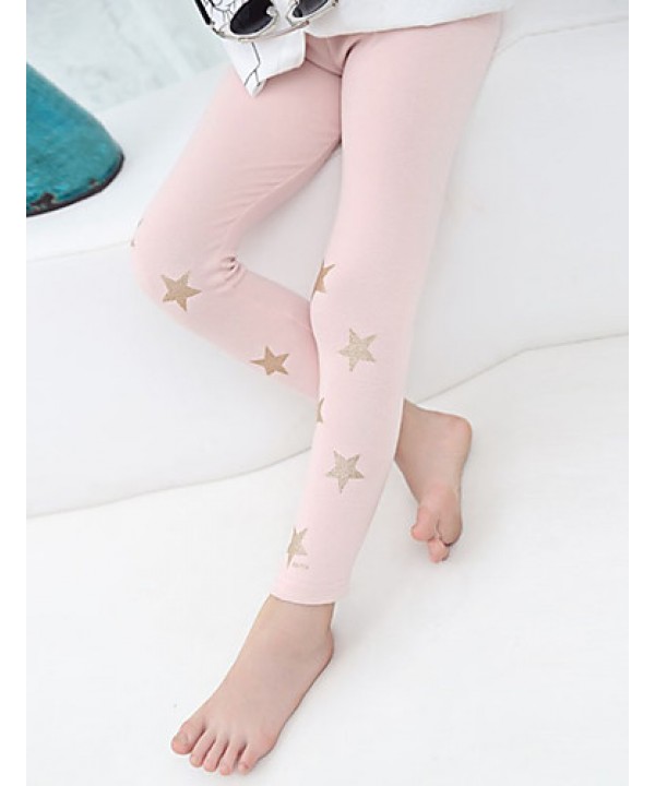 Girl Casual/Daily Solid Pants-Cotton Spring / Fall  