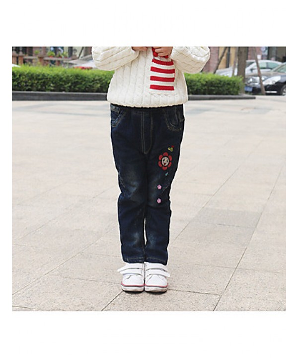 Girl Going out / Casual/Daily / School Patchwork Jeans-Denim All Seasons  