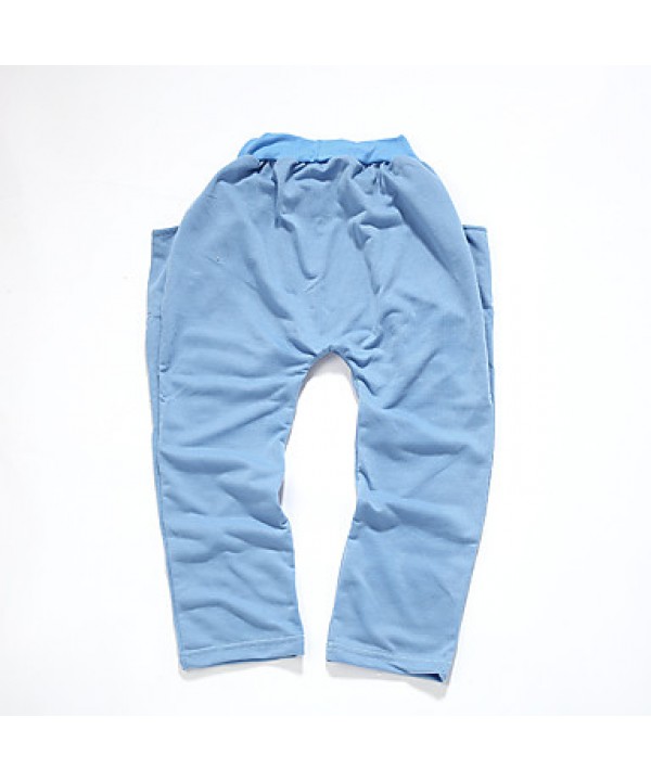 Unisex Casual/Daily / Sports / School Solid Pants-Cotton Winter / Spring / Fall  